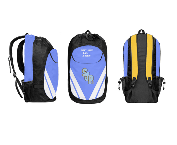 Gear Bag, Saint John Paul II Academy, Spirit Store, Teamtime, Team time, sublimation, custom sports apparel, team uniforms, spirit wear, spiritwear, sports uniforms, custom shirts, team store, custom team store, fundraiser sports, apparel fundraiser