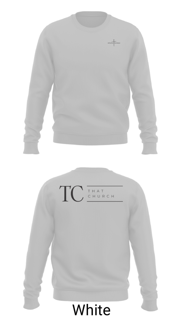 Crew Neck Sweatshirt, That Church, , Teamtime, Team time, sublimation, custom sports apparel, team uniforms, spirit wear, spiritwear, sports uniforms, custom shirts, team store, custom team store, fundraiser sports, apparel fundraiser