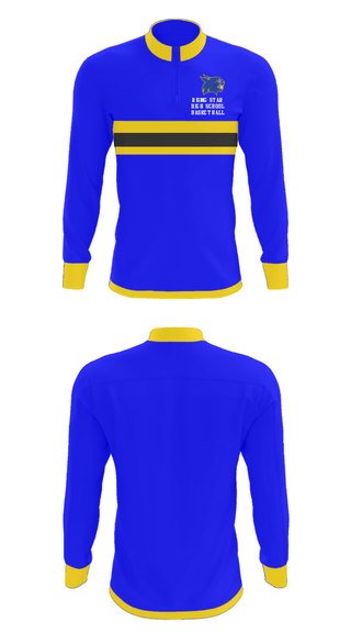Quarter Zip Jacket, Rising Star High School Basketball, Women's Basketball, Teamtime, Team time, sublimation, custom sports apparel, team uniforms, spirit wear, spiritwear, sports uniforms, custom shirts, team store, custom team store, fundraiser sports, apparel fundraiser