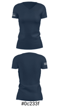 Stone Ridge Christian High School Swimming 70526646 Women's Short Sleeve V-neck Shirt - 21