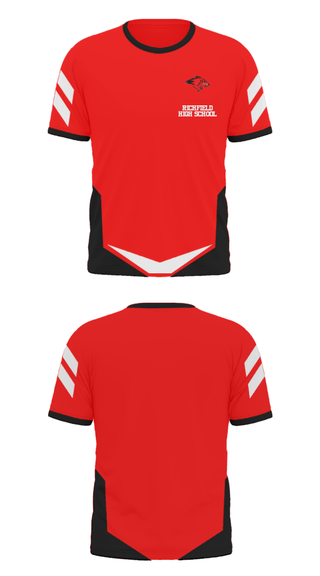 Short Sleeve Performance Polo, Richfield High School, Spirit Store, Teamtime, Team time, sublimation, custom sports apparel, team uniforms, spirit wear, spiritwear, sports uniforms, custom shirts, team store, custom team store, fundraiser sports, apparel fundraiser