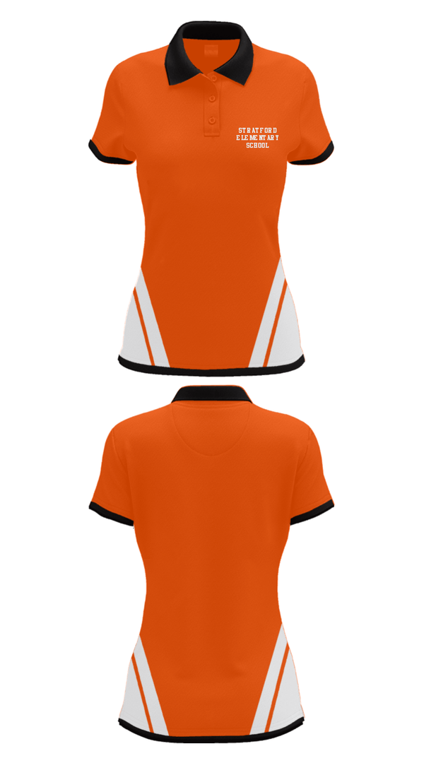 Women's Short Sleeve Performance Polo, Stratford Elementary School, Spirit Store, Teamtime, Team time, sublimation, custom sports apparel, team uniforms, spirit wear, spiritwear, sports uniforms, custom shirts, team store, custom team store, fundraiser sports, apparel fundraiser