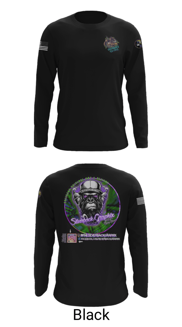 Long Sleeve Performance Shirt, Silverback Graphix, , Teamtime, Team time, sublimation, custom sports apparel, team uniforms, spirit wear, spiritwear, sports uniforms, custom shirts, team store, custom team store, fundraiser sports, apparel fundraiser