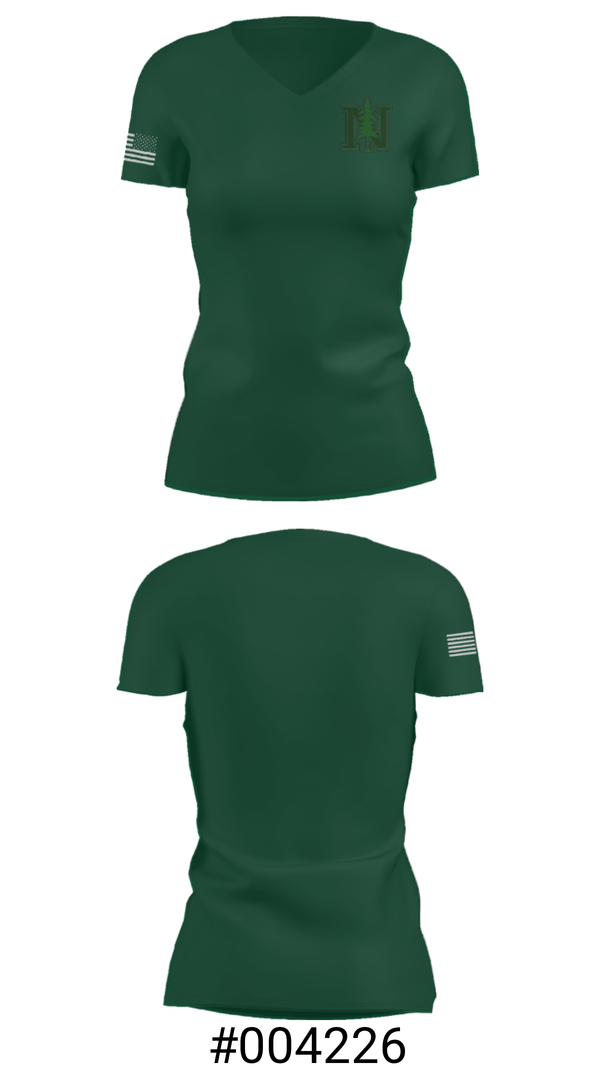 Women's Short Sleeve Vneck Shirt, Northwood High/Middle School, Spirit Store, Teamtime, Team time, sublimation, custom sports apparel, team uniforms, spirit wear, spiritwear, sports uniforms, custom shirts, team store, custom team store, fundraiser sports, apparel fundraiser