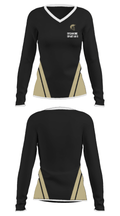 Sycamore wrestling team 53220938 Women's Long Sleeve V-neck Shirt - 24