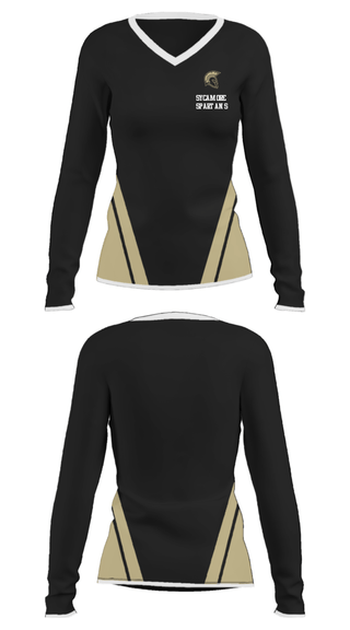 Women's Long Sleeve Vneck Shirt, Sycamore wrestling team, Wrestling, Teamtime, Team time, sublimation, custom sports apparel, team uniforms, spirit wear, spiritwear, sports uniforms, custom shirts, team store, custom team store, fundraiser sports, apparel fundraiser