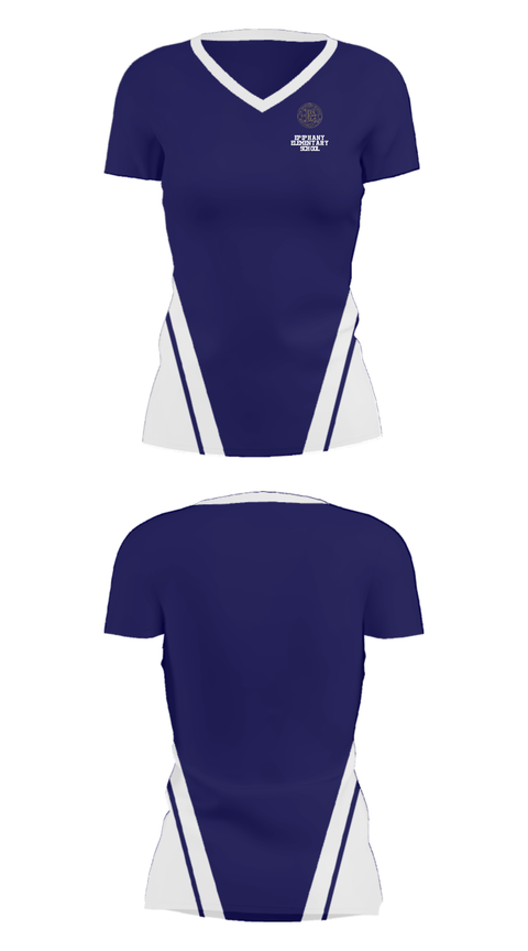 Women's Short Sleeve Vneck Shirt, Epiphany Elementary School, Spirit Store, Teamtime, Team time, sublimation, custom sports apparel, team uniforms, spirit wear, spiritwear, sports uniforms, custom shirts, team store, custom team store, fundraiser sports, apparel fundraiser
