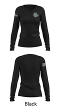 Berea High School 77110489 Women's Long Sleeve V-neck Shirt - 13