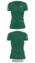 Emerald Ridge High School Swimming 56145135 Women's Short Sleeve V-neck Shirt - 21