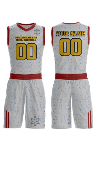 Womens Reversible Basketball Jersey, Poplar Springs High School Basketball, Women's Basketball, Teamtime, Team time, sublimation, custom sports apparel, team uniforms, spirit wear, spiritwear, sports uniforms, custom shirts, team store, custom team store, fundraiser sports, apparel fundraiser