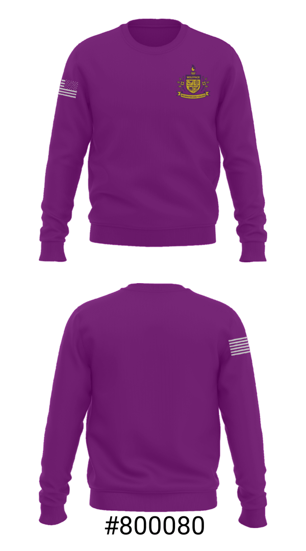 Crew Neck Sweatshirt, Wilmington Early College High School, Spirit Store, Teamtime, Team time, sublimation, custom sports apparel, team uniforms, spirit wear, spiritwear, sports uniforms, custom shirts, team store, custom team store, fundraiser sports, apparel fundraiser