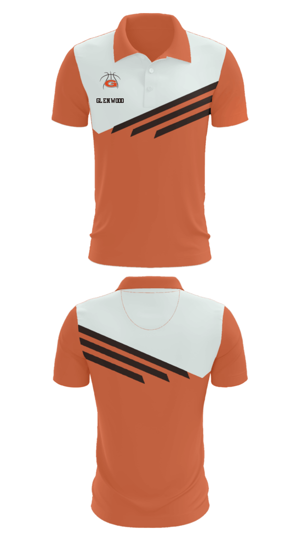 Short Sleeve Performance Polo, Glenwood, Men's Basketball, Teamtime, Team time, sublimation, custom sports apparel, team uniforms, spirit wear, spiritwear, sports uniforms, custom shirts, team store, custom team store, fundraiser sports, apparel fundraiser