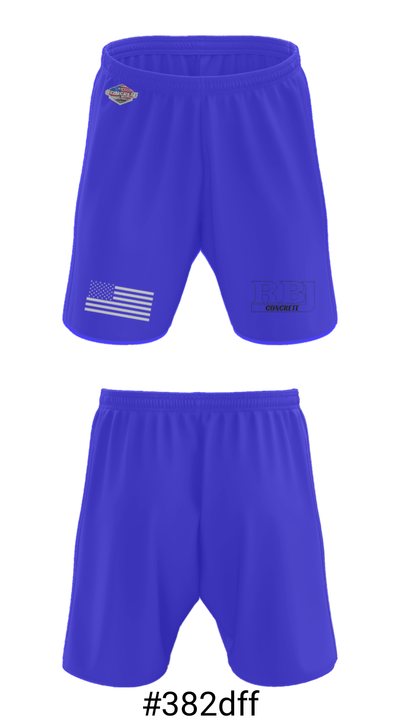 RBJ Concrete 52561308 Athletic Shorts With Pockets - 15