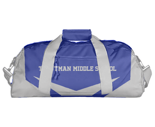 Duffle Bag, Troutman Middle School, Spirit Store, Teamtime, Team time, sublimation, custom sports apparel, team uniforms, spirit wear, spiritwear, sports uniforms, custom shirts, team store, custom team store, fundraiser sports, apparel fundraiser