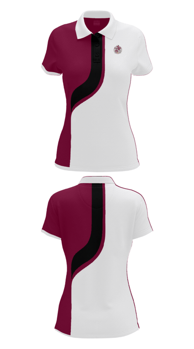 FLYING TIGERS 50875529 Women's Short Sleeve Performance Polo  - 22
