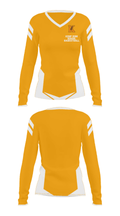 Kemp High School Basketball 64053047 Women's Long Sleeve V-neck Shirt - 31