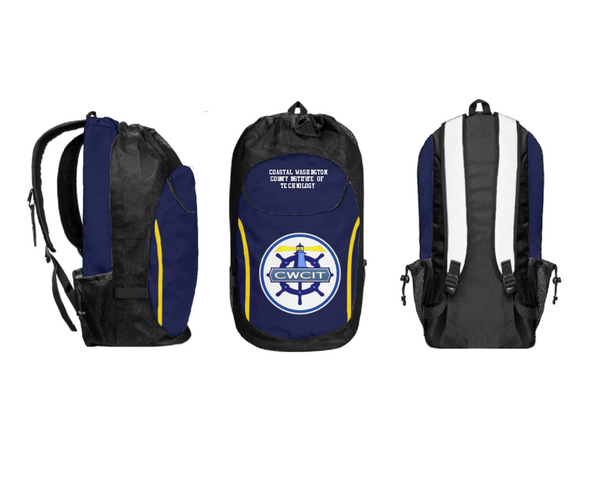 Gear Bag, Coastal Washington County Institute Of Technology, Spirit Store, Teamtime, Team time, sublimation, custom sports apparel, team uniforms, spirit wear, spiritwear, sports uniforms, custom shirts, team store, custom team store, fundraiser sports, apparel fundraiser