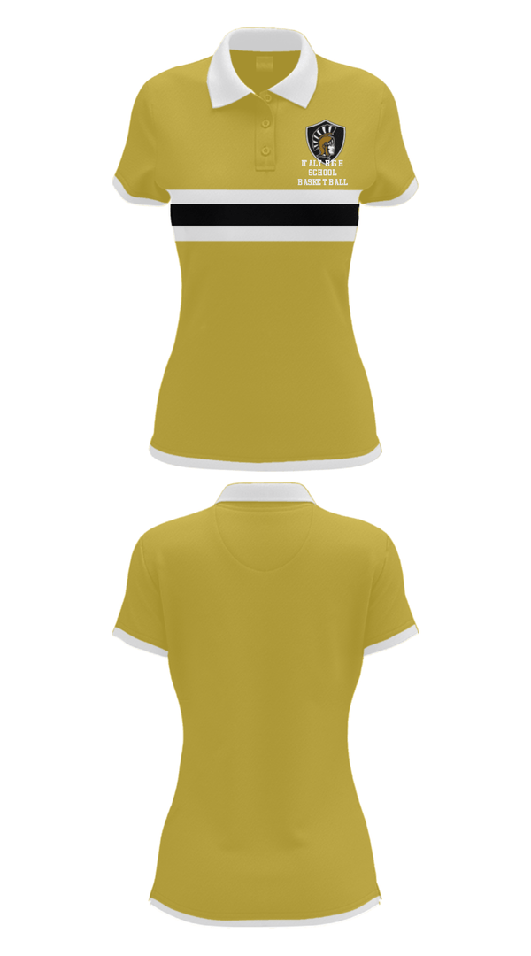 Short Sleeve Performance Polo, Italy High School Basketball, Women's Basketball, Teamtime, Team time, sublimation, custom sports apparel, team uniforms, spirit wear, spiritwear, sports uniforms, custom shirts, team store, custom team store, fundraiser sports, apparel fundraiser