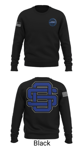 Crew Neck Sweatshirt, Ocean Springs Middle School Basketball, Women's Basketball, Teamtime, Team time, sublimation, custom sports apparel, team uniforms, spirit wear, spiritwear, sports uniforms, custom shirts, team store, custom team store, fundraiser sports, apparel fundraiser