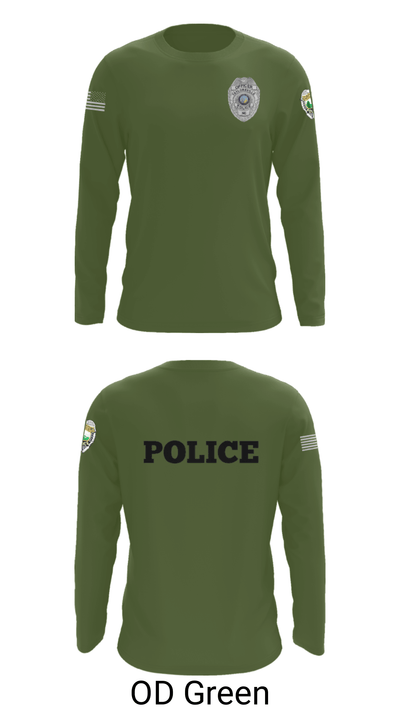 TAYLORSVILLE POLICE DEPARTMENT 5910107 Long Sleeve Performance Shirt - 27