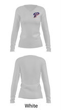 Pascagoula Track and Field 15202969 Women's Long Sleeve V-neck Shirt - 6