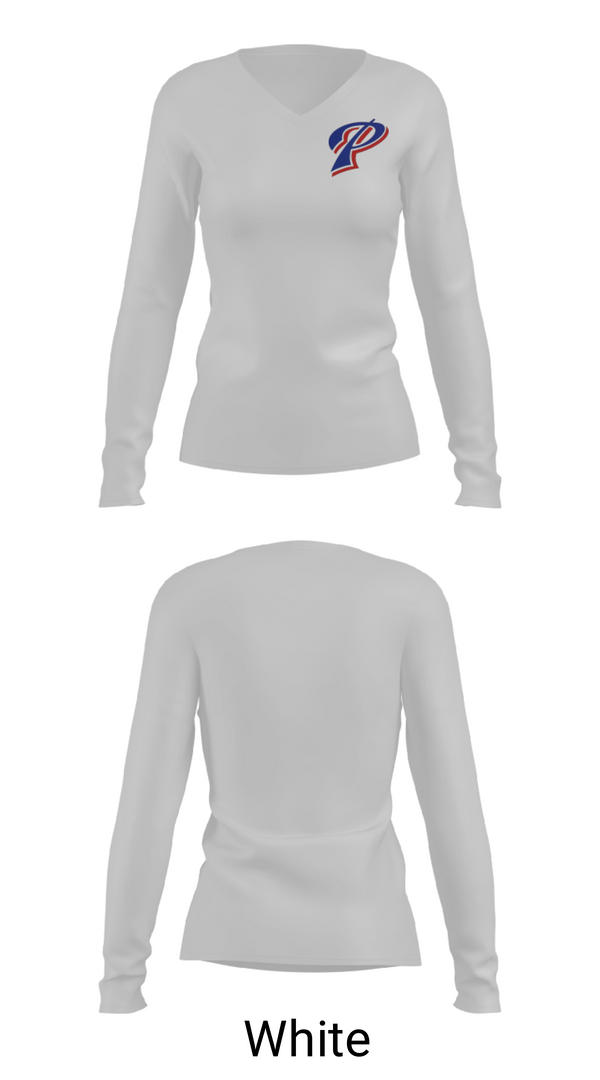 Women's Long Sleeve Vneck Shirt, Pascagoula Track and Field, Track & Field, Teamtime, Team time, sublimation, custom sports apparel, team uniforms, spirit wear, spiritwear, sports uniforms, custom shirts, team store, custom team store, fundraiser sports, apparel fundraiser