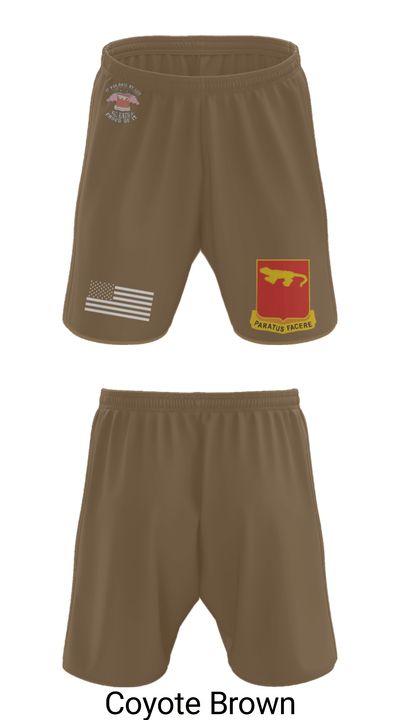 Alpha Battery 1st Battalion 75th Field Artillery 73323132 Athletic Shorts With Pockets - 13