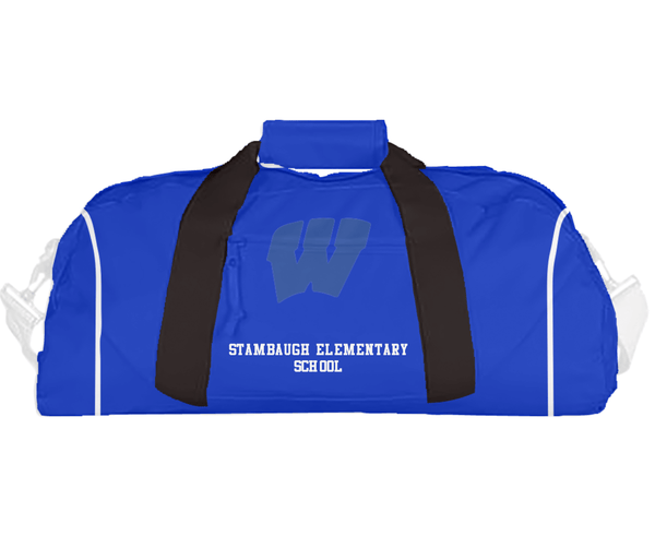 Duffle Bag, Stambaugh Elementary School, Spirit Store, Teamtime, Team time, sublimation, custom sports apparel, team uniforms, spirit wear, spiritwear, sports uniforms, custom shirts, team store, custom team store, fundraiser sports, apparel fundraiser