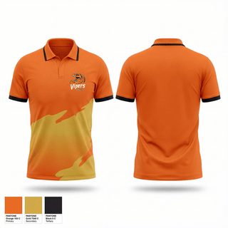 Short Sleeve Performance Polo, Vipers Nyc, Men's Basketball, Teamtime, Team time, sublimation, custom sports apparel, team uniforms, spirit wear, spiritwear, sports uniforms, custom shirts, team store, custom team store, fundraiser sports, apparel fundraiser