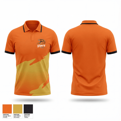 Vipers Nyc 8976753 Short Sleeve Performance Polo - 25