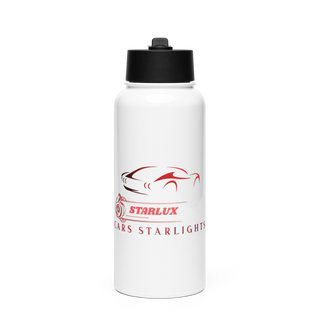 STARLUX 10097849 Stainless Steel Water Bottle with a Straw Lid
