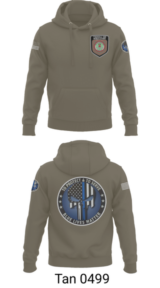 Hoodie, Policía Municipal de Carolina, , Teamtime, Team time, sublimation, custom sports apparel, team uniforms, spirit wear, spiritwear, sports uniforms, custom shirts, team store, custom team store, fundraiser sports, apparel fundraiser