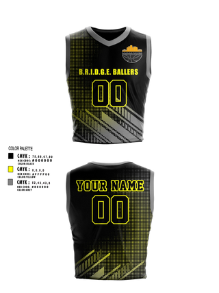Womens Basketball Jersey, B.R.I.D.G.E. Ballers, Women's Basketball, Teamtime, Team time, sublimation, custom sports apparel, team uniforms, spirit wear, spiritwear, sports uniforms, custom shirts, team store, custom team store, fundraiser sports, apparel fundraiser