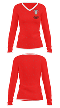 Hill Farm Elementary School 44885919 Women's Long Sleeve V-neck Shirt - 33