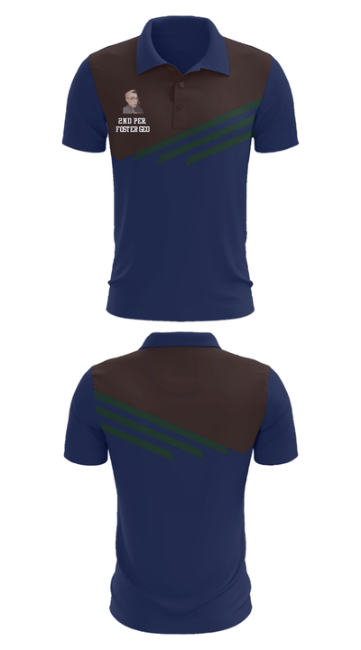 2nd Per. Foster GEO 50766019 Short Sleeve Performance Polo - 26