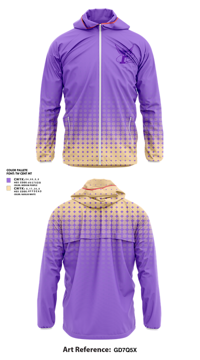 The Charlotte Flights 53419611 Windbreaker - 1