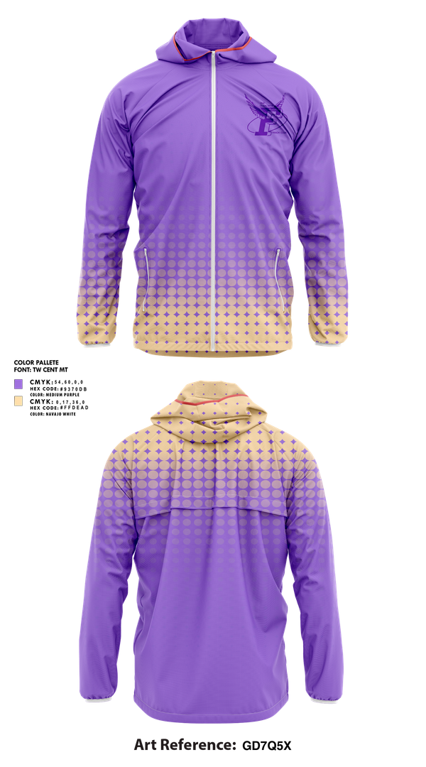 Windbreaker, The Charlotte Flights, Track & Field, Teamtime, Team time, sublimation, custom sports apparel, team uniforms, spirit wear, spiritwear, sports uniforms, custom shirts, team store, custom team store, fundraiser sports, apparel fundraiser