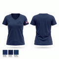 Rice Fire Dept Women's Short Sleeve V-neck Shirt - 1