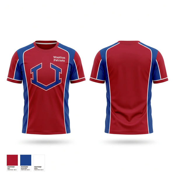 Short Sleeve Performance Shirt, Wootton Patriots, Cheer, Teamtime, Team time, sublimation, custom sports apparel, team uniforms, spirit wear, spiritwear, sports uniforms, custom shirts, team store, custom team store, fundraiser sports, apparel fundraiser