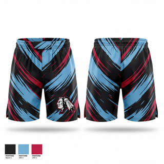 Fight Shorts, Owyhee Braves, Wrestling, Teamtime, Team time, sublimation, custom sports apparel, team uniforms, spirit wear, spiritwear, sports uniforms, custom shirts, team store, custom team store, fundraiser sports, apparel fundraiser