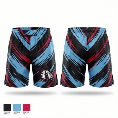 Owyhee Braves 73946011 Fight Shorts - 1