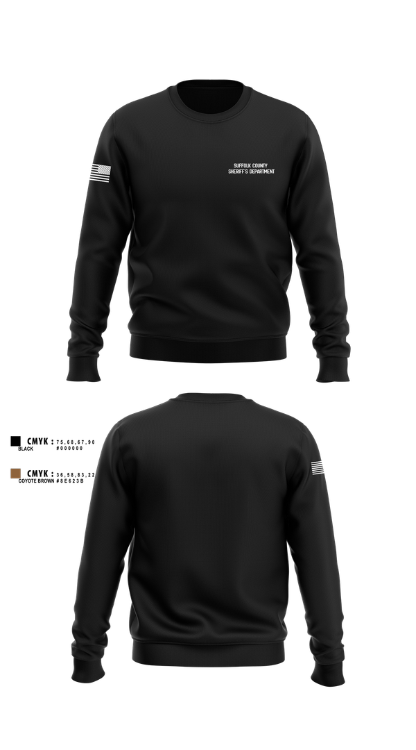 Crew Neck Sweatshirt, Suffolk County Sheriff’s Department, , Teamtime, Team time, sublimation, custom sports apparel, team uniforms, spirit wear, spiritwear, sports uniforms, custom shirts, team store, custom team store, fundraiser sports, apparel fundraiser