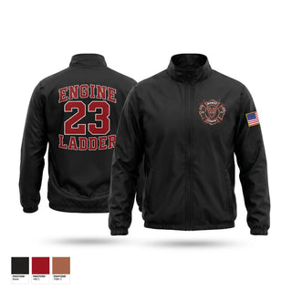 Windbreaker, Station 23, Fire Department, Teamtime, Team time, sublimation, custom sports apparel, team uniforms, spirit wear, spiritwear, sports uniforms, custom shirts, team store, custom team store, fundraiser sports, apparel fundraiser