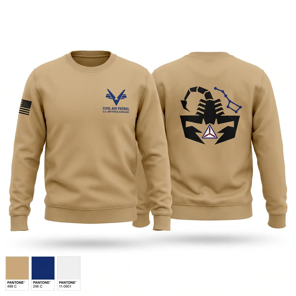 Crew Neck Sweatshirt, Saint George Composite Squadron, Air Force, Teamtime, Team time, sublimation, custom sports apparel, team uniforms, spirit wear, spiritwear, sports uniforms, custom shirts, team store, custom team store, fundraiser sports, apparel fundraiser