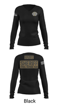 Crime Suppression  Women's Long Sleeve V-neck Shirt - 23