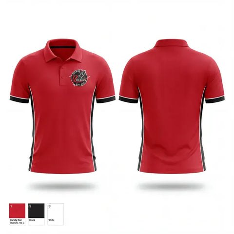 Short Sleeve Performance Polo, Ramstad Rockets, Men's Basketball, Teamtime, Team time, sublimation, custom sports apparel, team uniforms, spirit wear, spiritwear, sports uniforms, custom shirts, team store, custom team store, fundraiser sports, apparel fundraiser