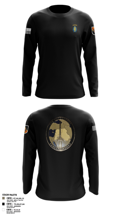 5th Special Forces Group 48922041 Long Sleeve Performance Shirt 3