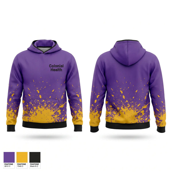 Hoodie, Colonial Health, , Teamtime, Team time, sublimation, custom sports apparel, team uniforms, spirit wear, spiritwear, sports uniforms, custom shirts, team store, custom team store, fundraiser sports, apparel fundraiser