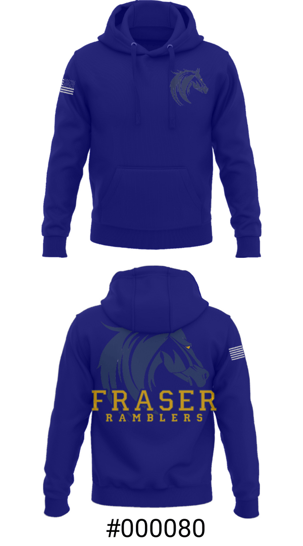 Hoodie, Frazer High School, Spirit Store, Teamtime, Team time, sublimation, custom sports apparel, team uniforms, spirit wear, spiritwear, sports uniforms, custom shirts, team store, custom team store, fundraiser sports, apparel fundraiser