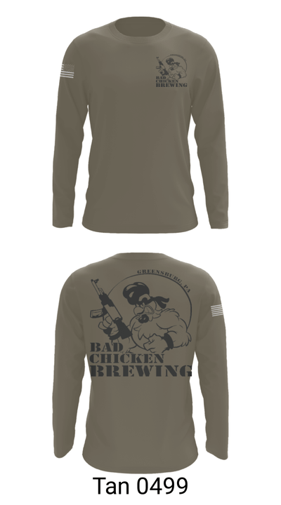 Bad Chicken Brewing 42843068 Long Sleeve Performance Shirt - 35